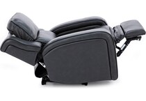 synergy home furnishings grey recliner z  