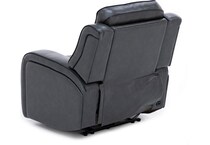 synergy home furnishings grey recliner z  