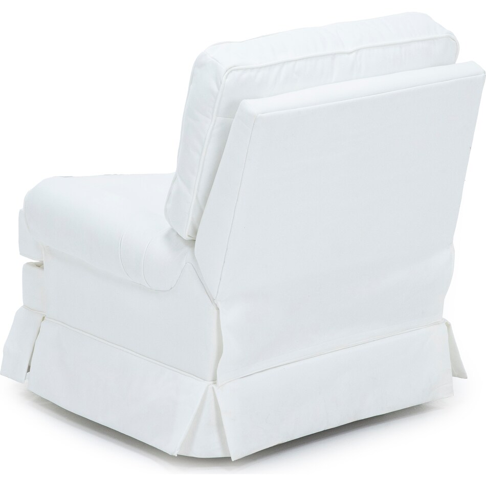 synergy home furnishings white recliner z  