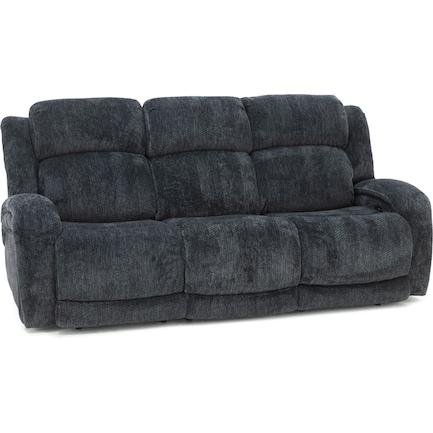 Noel Power Headrest Reclining Sofa With Drop Down Table