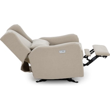 Shannon Power Glider Recliner With Pillow