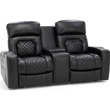 Direct Designs® Finale Power Headrest Reclining Console Loveseat