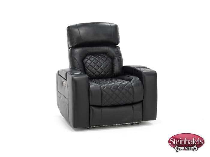 syng black recliner  image   