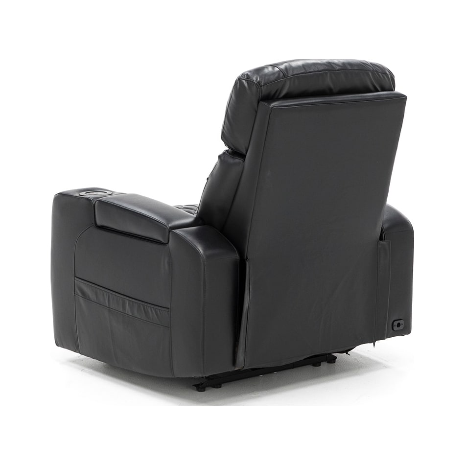 syng black recliner   