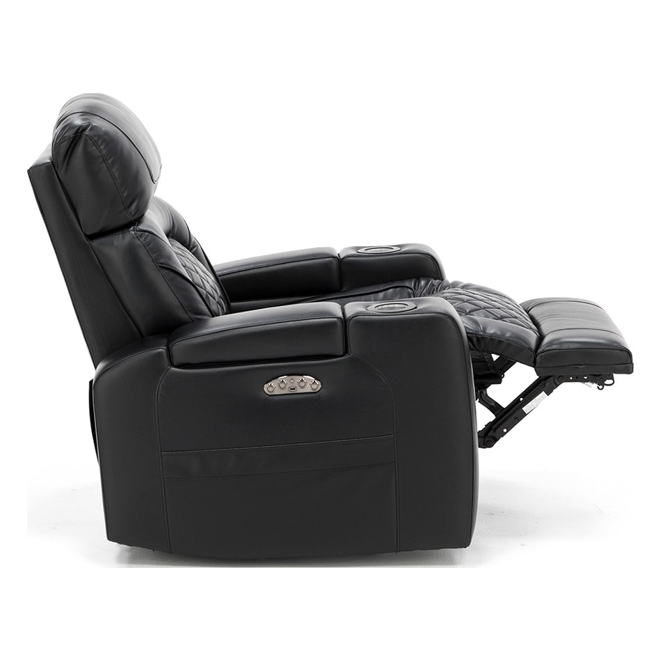 syng black recliner   