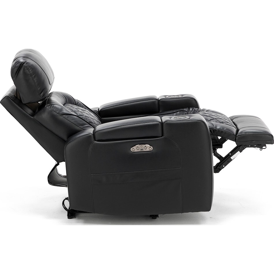 syng black recliner   