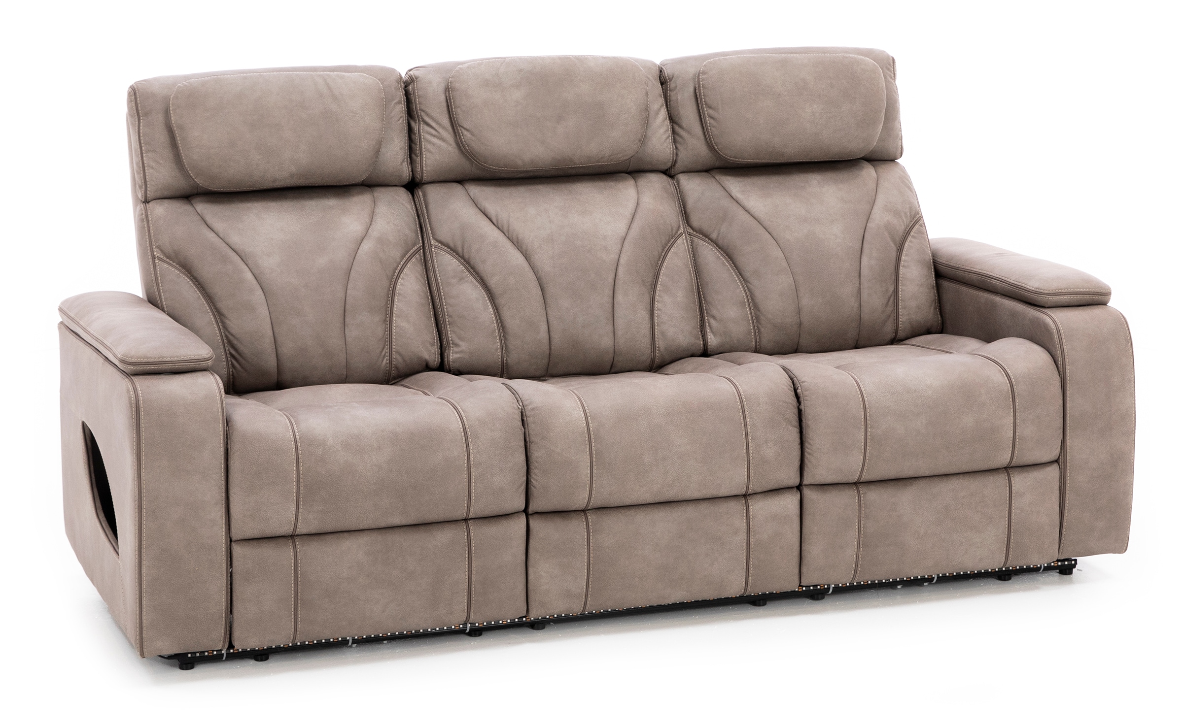 Torino Fully Loaded Zero Gravity Reclining Sofa With Air Massage