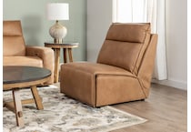 syng brown armless chair lifestyle image z  