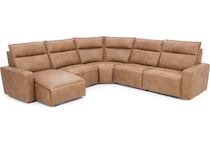 syng brown mtn fab sectional pkg  