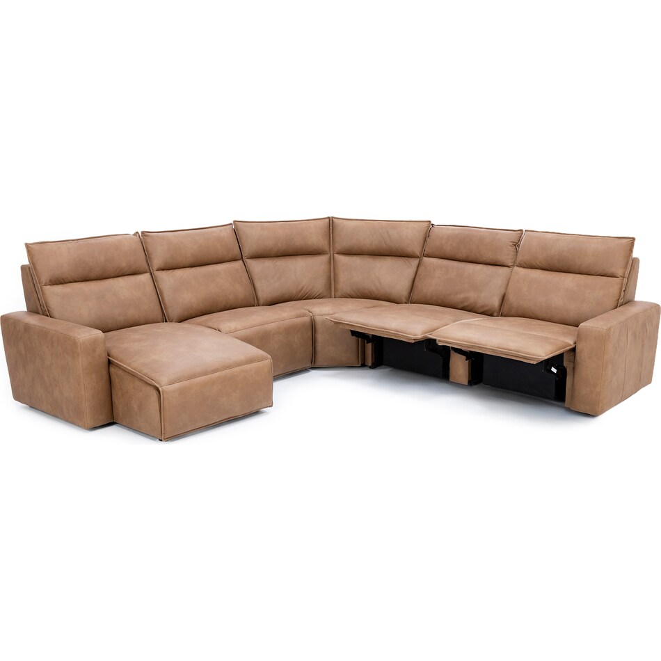 syng brown mtn fab sectional pkg  