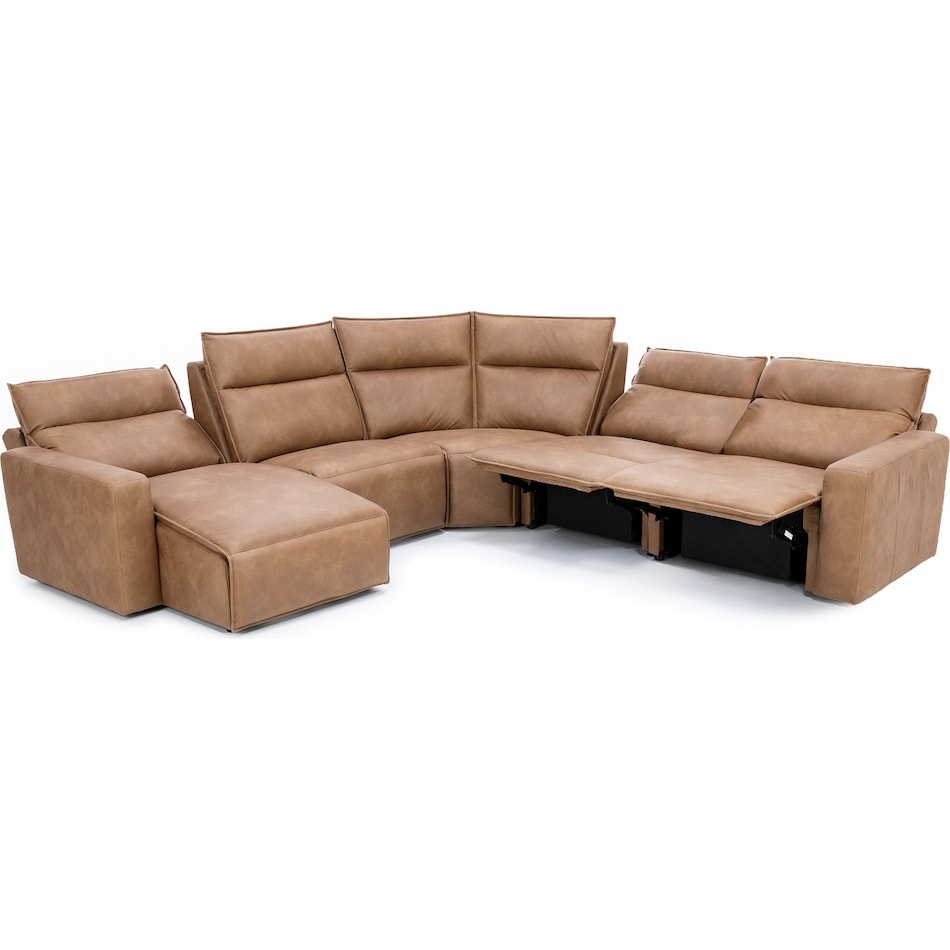 syng brown mtn fab sectional pkg  