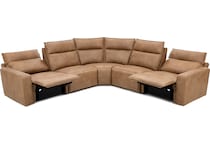 syng brown mtn fab sectional pkg  