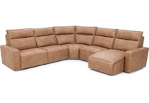 syng brown mtn fab sectional pkg  