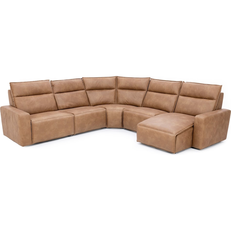 syng brown mtn fab sectional pkg  