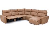 syng brown mtn fab sectional pkg  