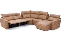 syng brown mtn fab sectional pkg  