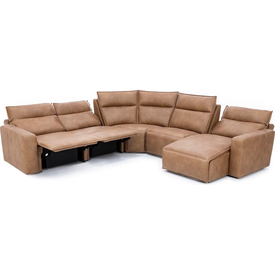 syng brown mtn fab sectional pkg  