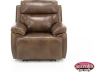 syng brown recliner  image   