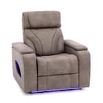 syng brown recliner   