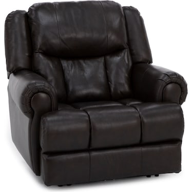 Titan Leather Oversized Power Recliner