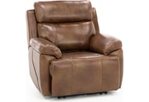 syng brown recliner   