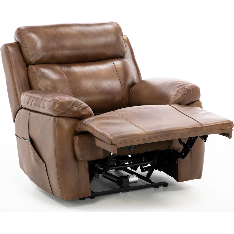 syng brown recliner   