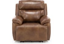 syng brown recliner   