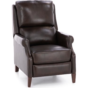 Claire Leather Push Back Recliner