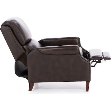 Claire Leather Push Back Recliner