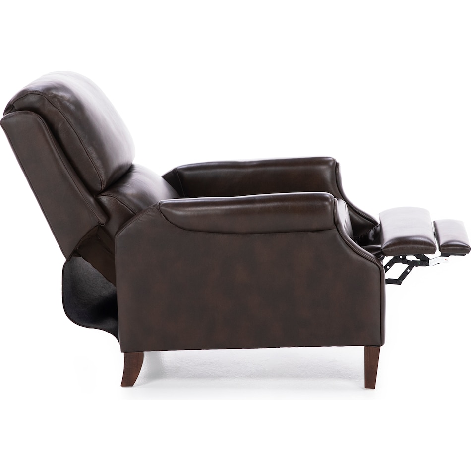 syng brown recliner   