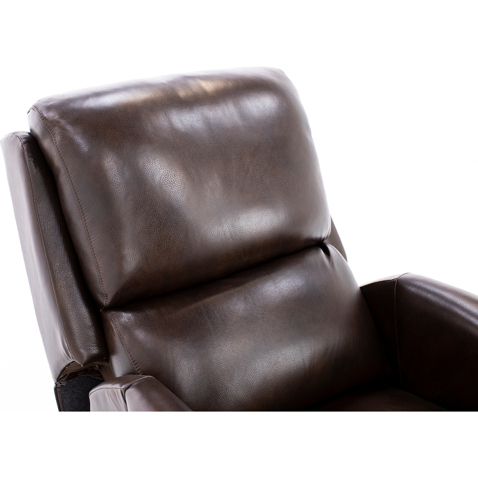 syng brown recliner   