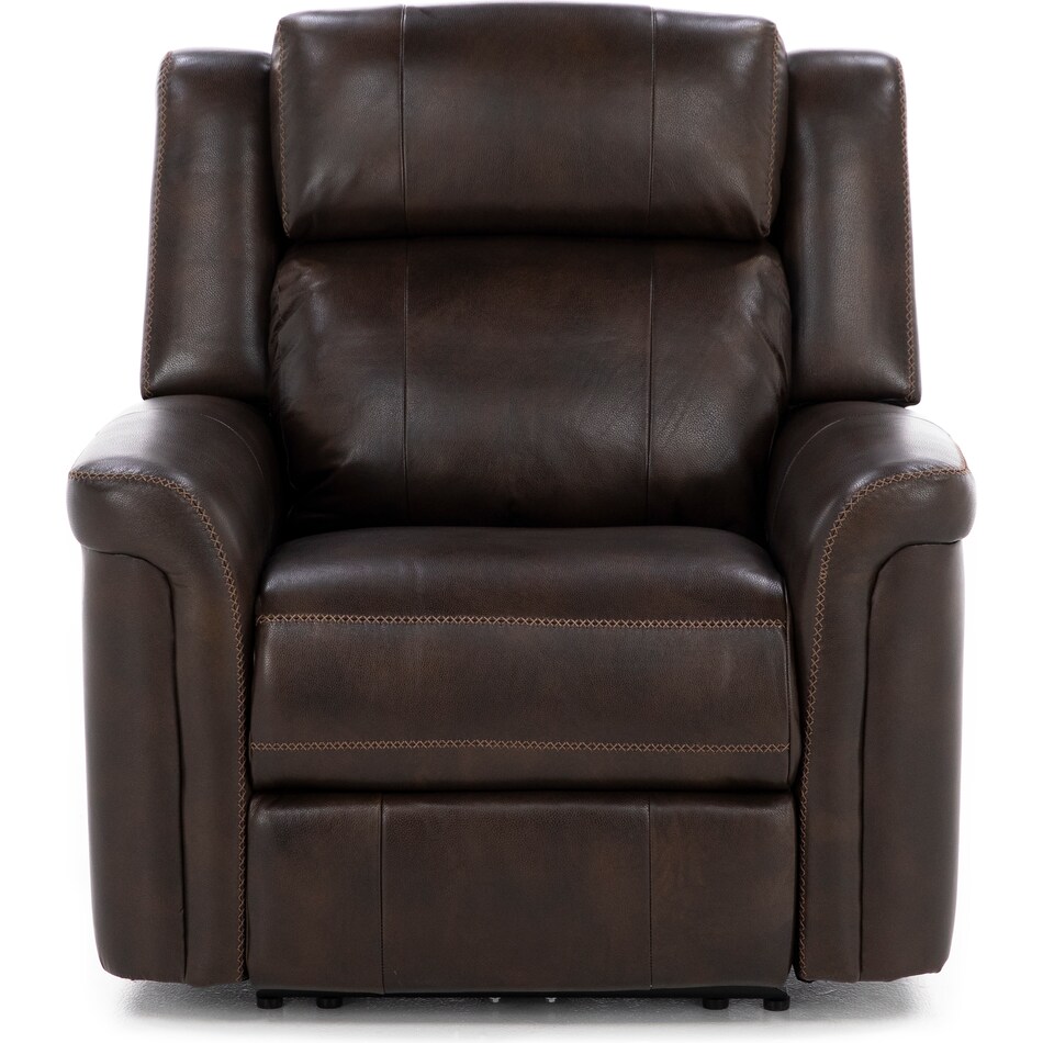 syng brown recliner   