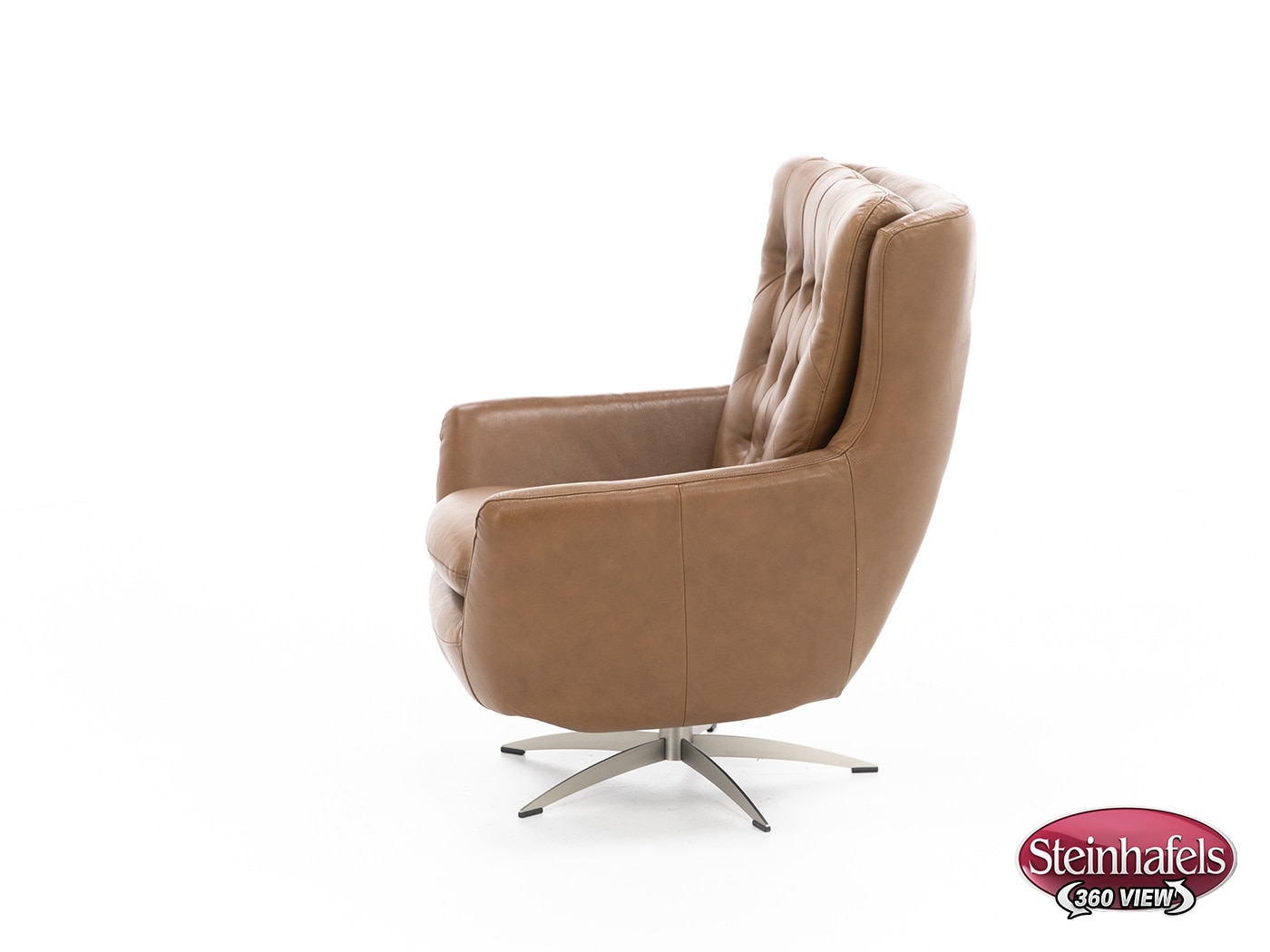 syng brown swivel chair  image   