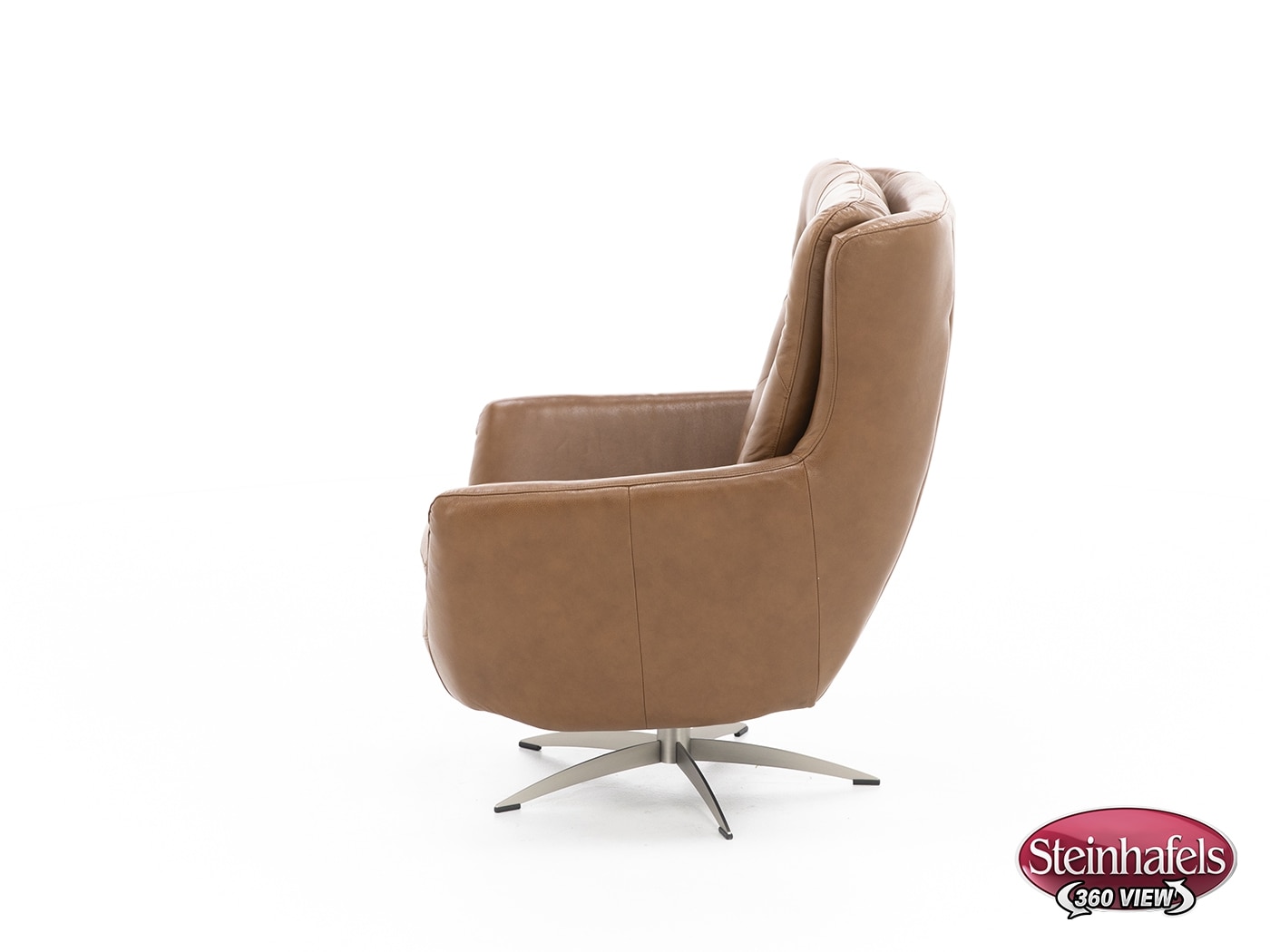 Metz Leather Swivel Chair