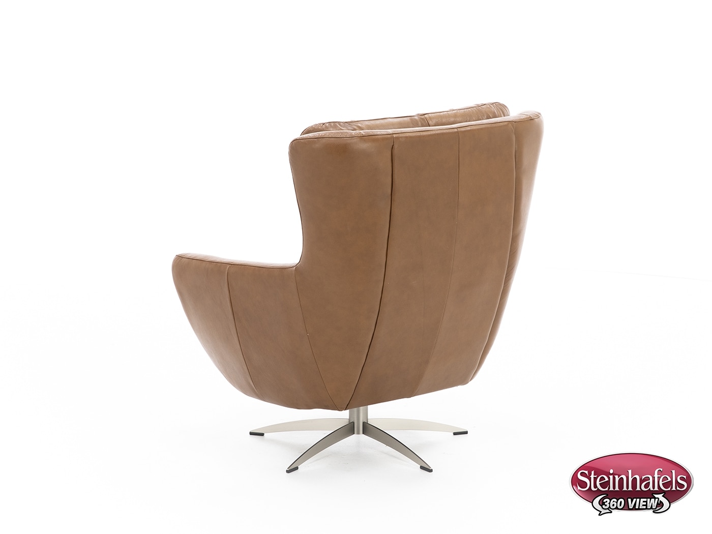 syng brown swivel chair  image   