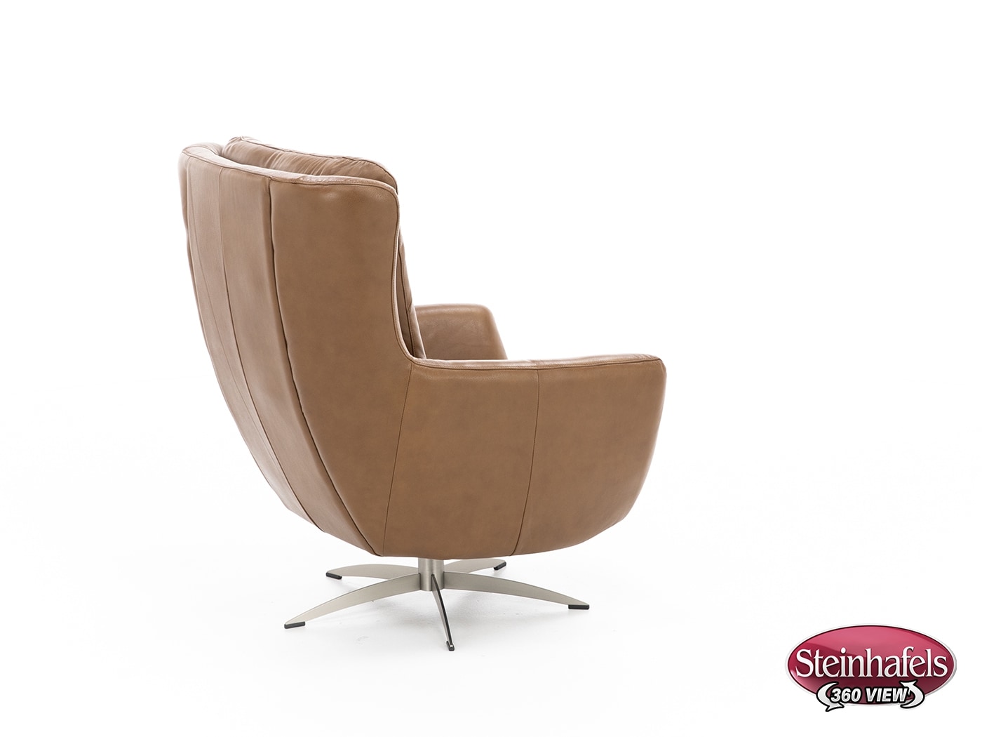 syng brown swivel chair  image   
