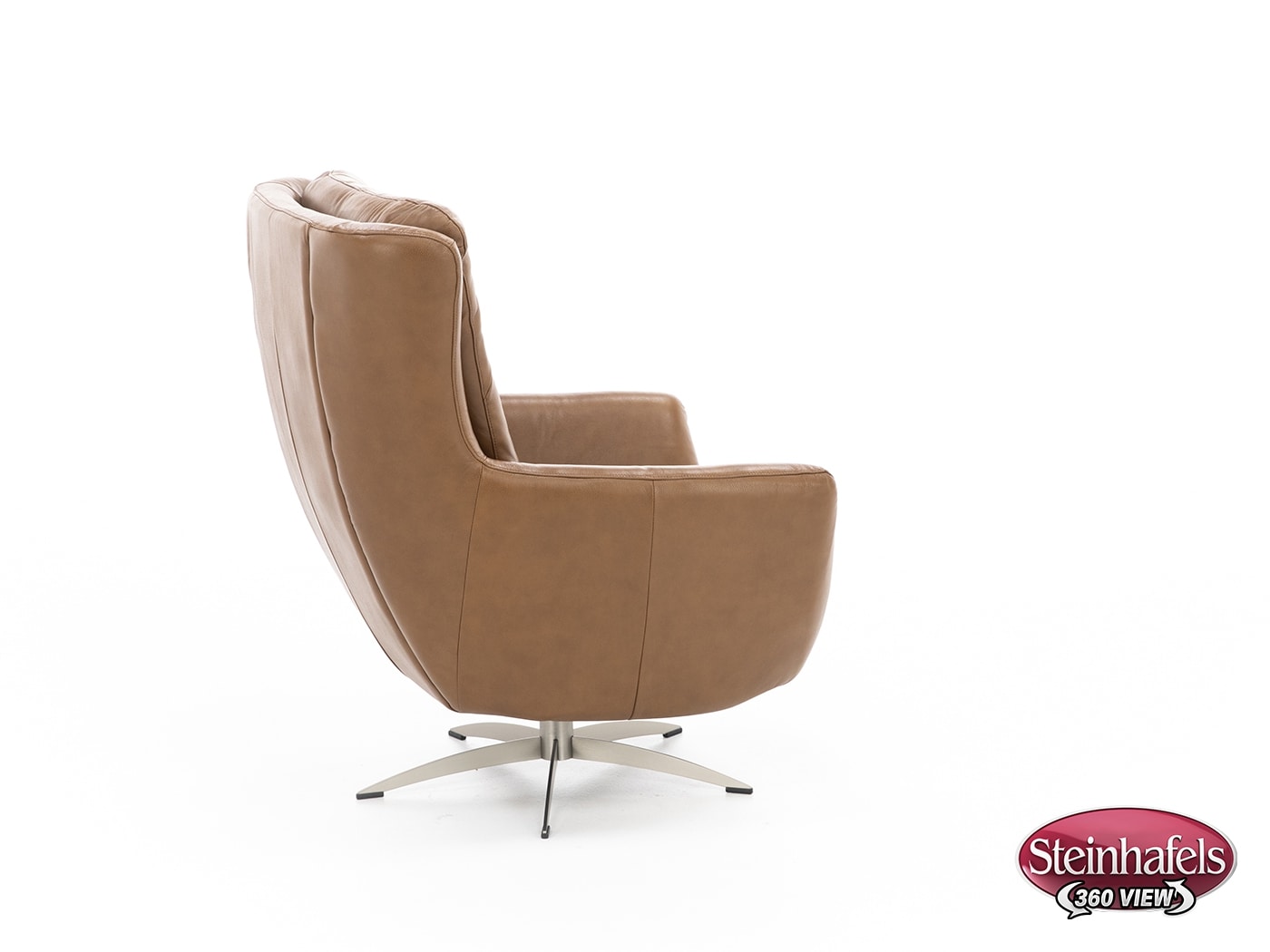 syng brown swivel chair  image   