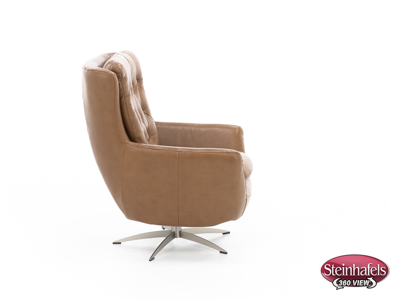 syng brown swivel chair  image   