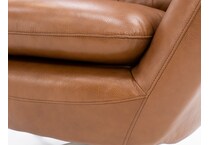 syng brown swivel chair   