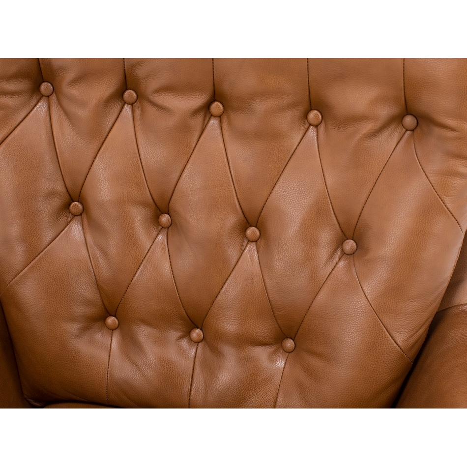 syng brown swivel chair   