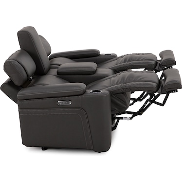 Encore Power Headrest Wall Saver Reclining Console Loveseat