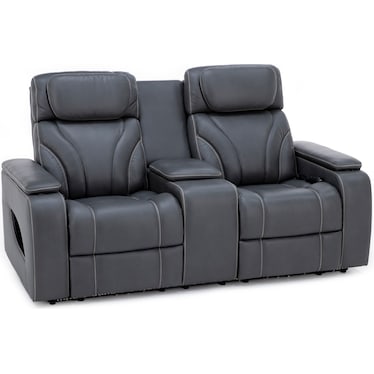 Torino Fully Loaded Zero Gravity Reclining Console Loveseat