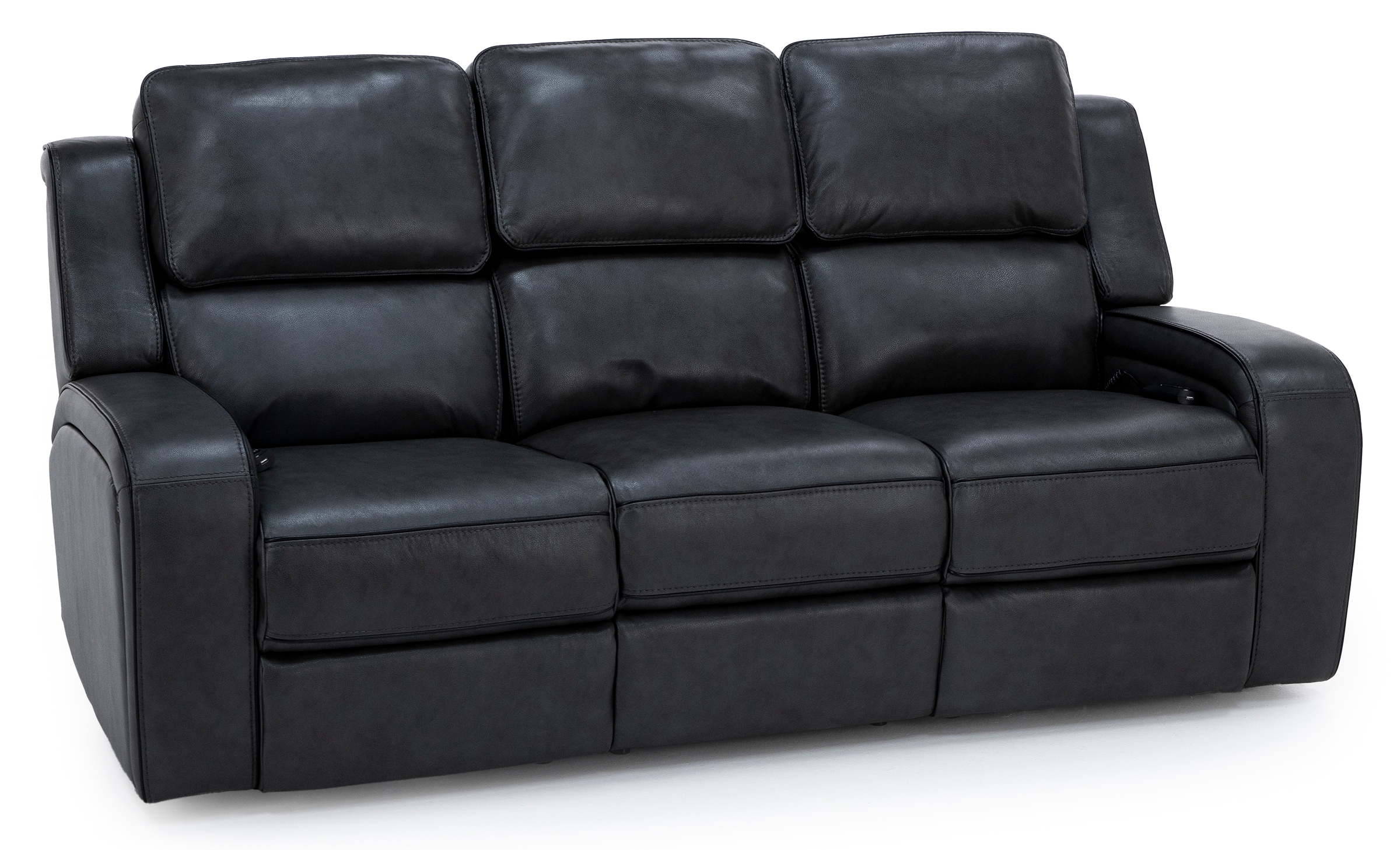 Liam Leather Fully Loaded Zero Gravity Reclining Sofa With