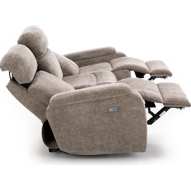 Infinity Fully Loaded Reclining Sofa With Drop Down Table