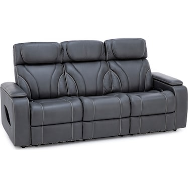 Torino Fully Loaded Zero Gravity Reclining Sofa With Air Massage, Heat, Drop Down Table and Lights