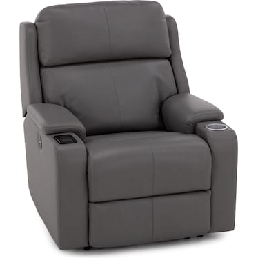 Sawyer Fully Loaded Wall Saver Recliner With Heat Massage And Cooling Cupholder