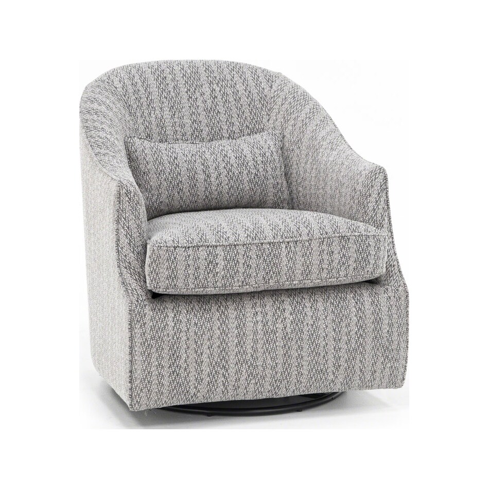 syng grey swivel chair   