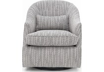 syng grey swivel chair   