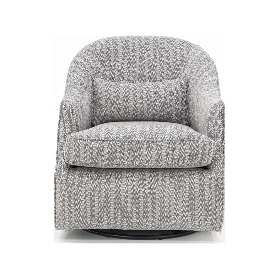 syng grey swivel chair   