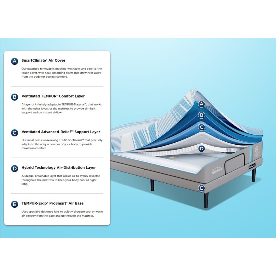 tempur pedic white king   